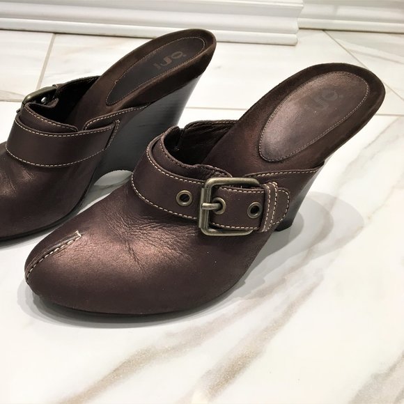 G Series Cole Haan Brown Leather Wedge Size 10B - Picture 3 of 8